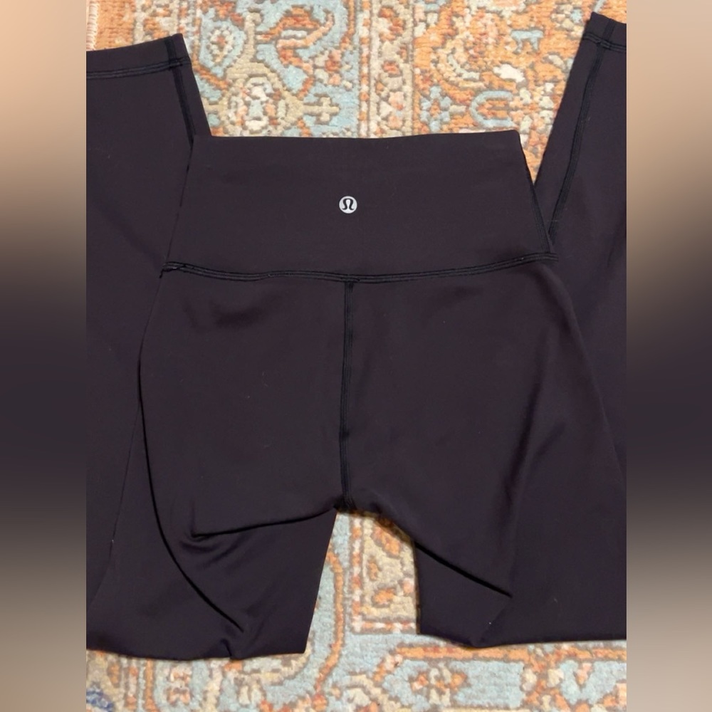 Black lululemon align leggings size 2